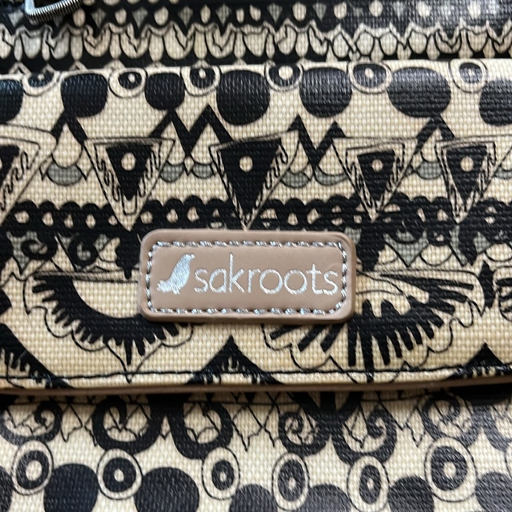 Sakroots Black & White Crossbody - Picture 2 of 11